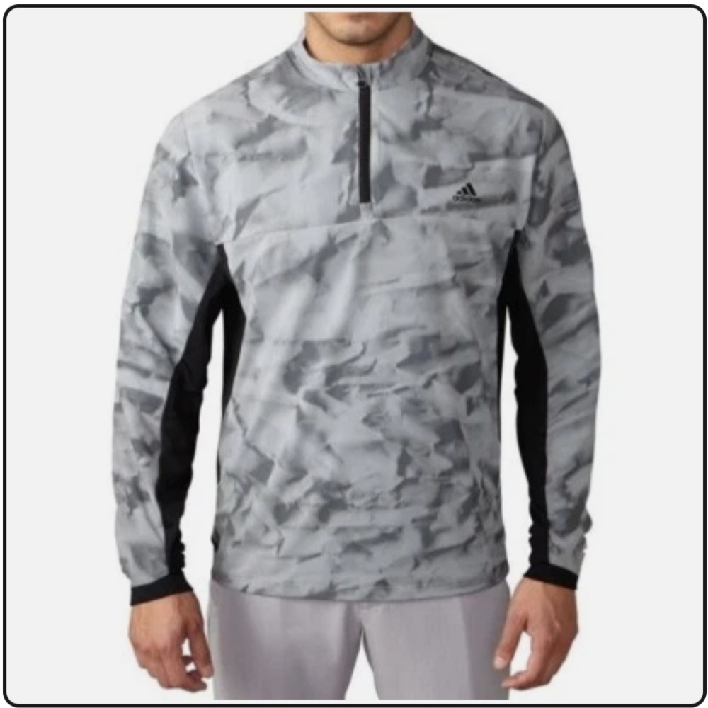 Adidas ClimaStorm Competition Men's 1/4 Zip Wind Jacket